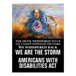 Póster Rev Glossy Version AMERICANS WITH DISABLILILILIY A
