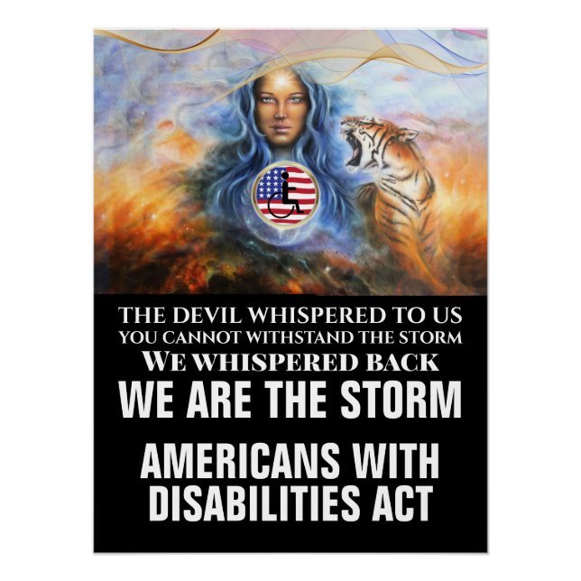 Póster Rev Glossy Version AMERICANS WITH DISABLILILILIY A (Frente)