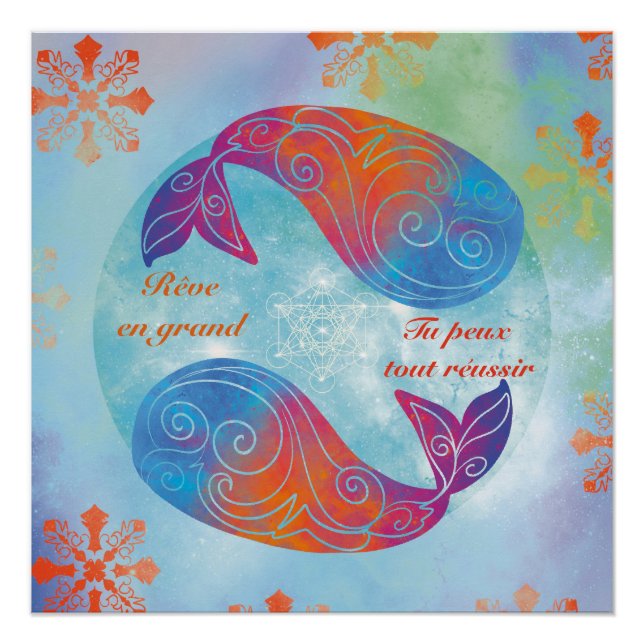 Póster Rêve en grand baleine (Frente)