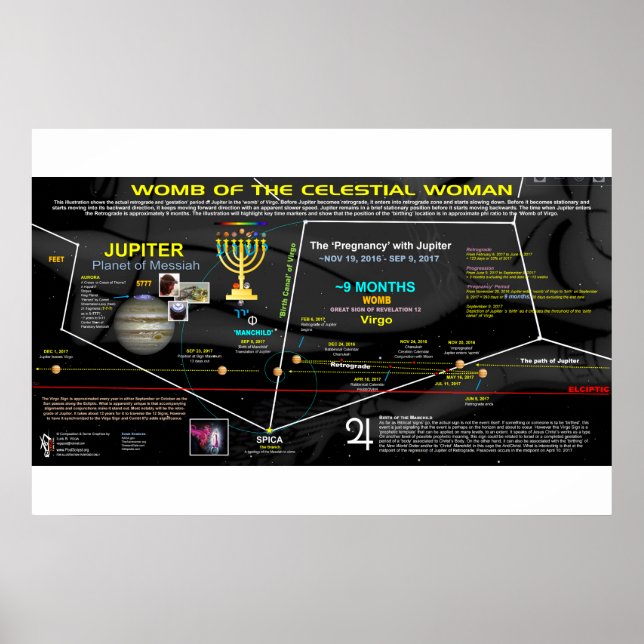 Poster Revelação 12 Sinal - Mulher Celestial do Vírus (Frente)