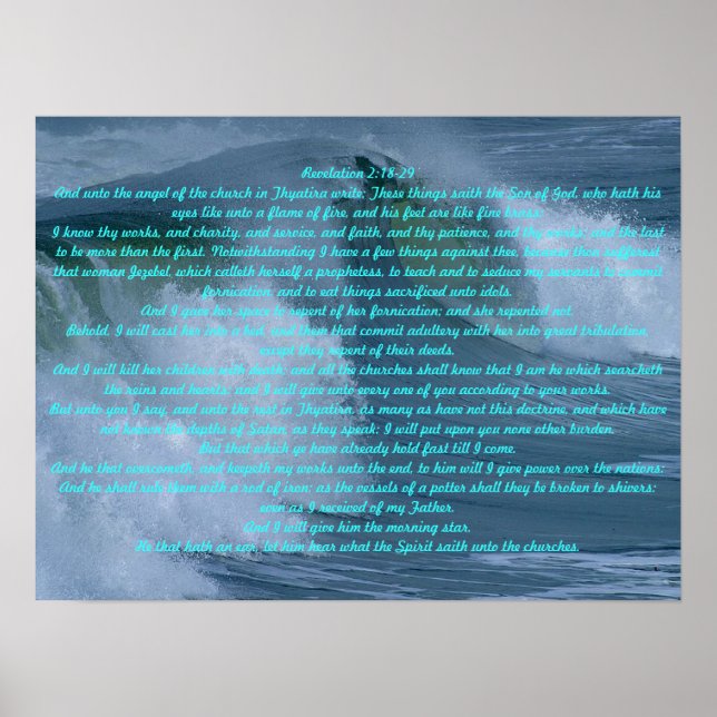 Póster Revelação 2:18-29 (Frente)