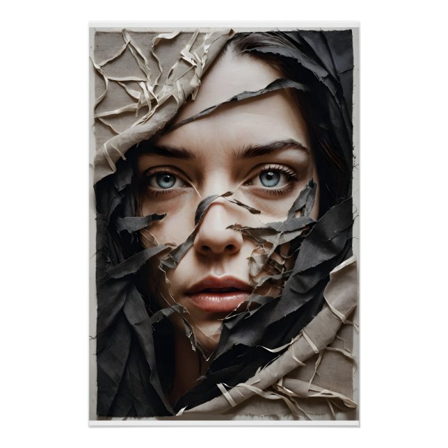 Póster Revelação da face têxtil (Frente)