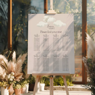 Poster Revelação de Gênero Enviado por Deus Bege Sonhador
