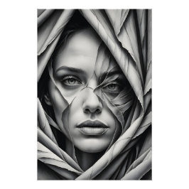 Póster Revelação do Tecido Rasgado