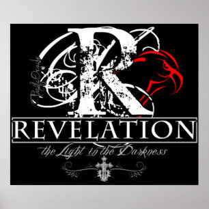 POSTER REVELATION e trabalho de arte enquadrado