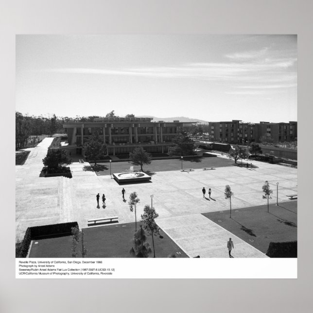 Póster Revelle Plaza, UC San Diego, 1966 (Frente)