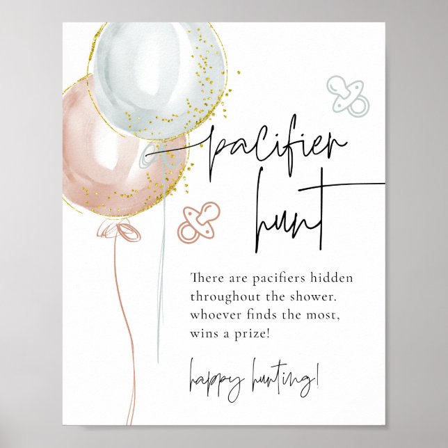 Poster Rever Gênero - Rever Jogo de Chá de fraldas de Caç (Frente)