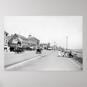Póster Revere Beach, Mass., 1905