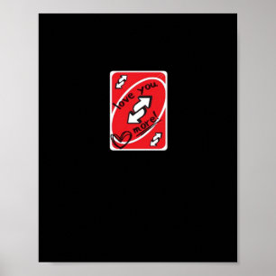 Poster Reverter Cartão Amor Você Mais Estilo Divertido e