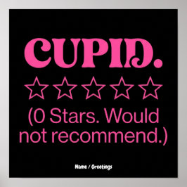 Poster Revisão do Cupido 0 Estrelas Não Recomendaria Engr