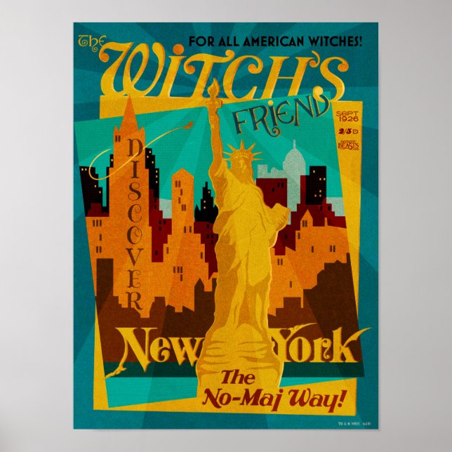 Poster Revista Amigo da Bruxa em setembro (Frente)