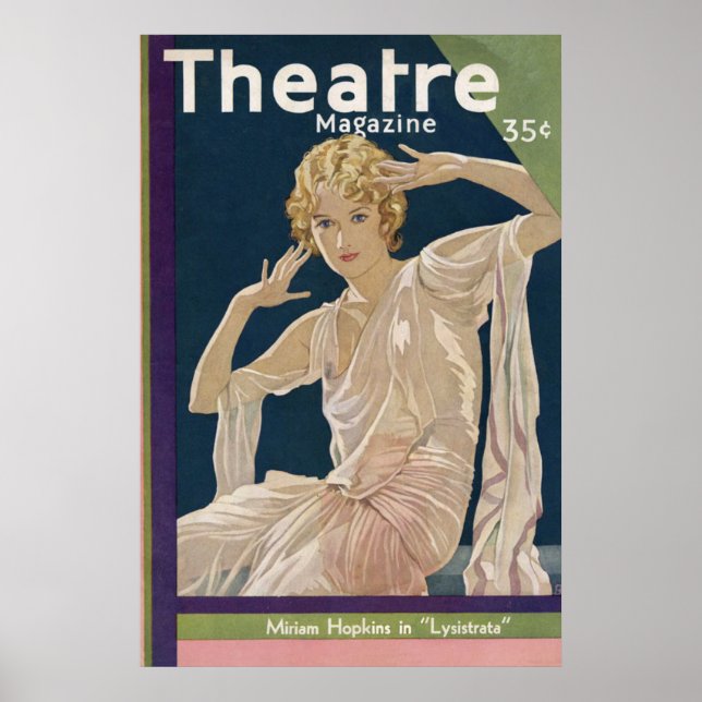 Poster Revista de Teatro outubro de 1930 (Frente)