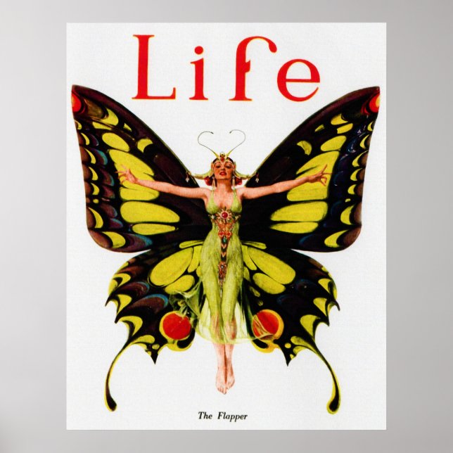 Poster Revista Life - O Flapper (Frente)