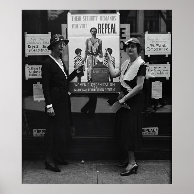 Poster REVOGAR a 18ª ALTERAÇÃO c. 1929 (Frente)