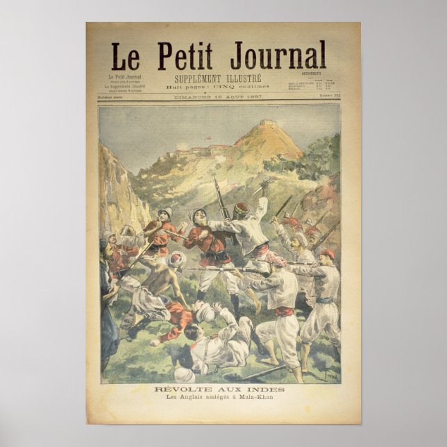 Póster Revolta na Índia (Frente)