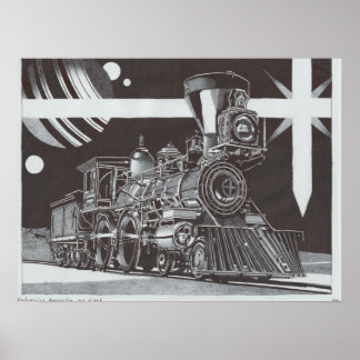 Poster Revolução Industrial à Noite