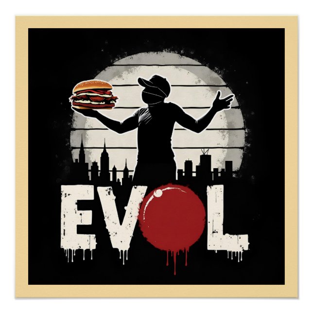 Póster Revolução Sandwich - Arte da Rua Negra (Frente)