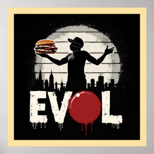 Poster Revolução Sandwich - Arte da Rua Negra