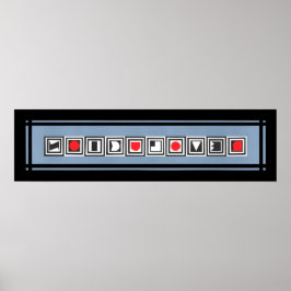 Poster REVOLUCIONAMENTO Cinza Negra Vermelha