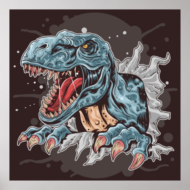 Poster Rex Tyrannosaurus (Frente)