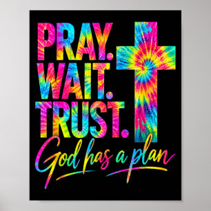 Poster Reze Espere Confie Deus Tem Um Plano