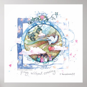 Poster Reze sem parar