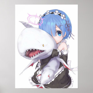 Poster ReZero Rem bonito