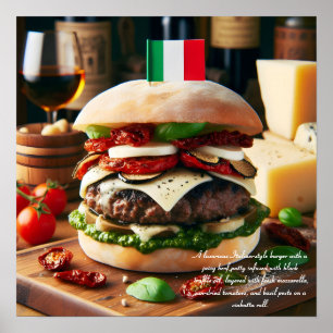 Poster Rhapsody Burger Sensação