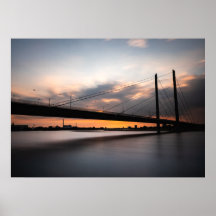 Rheinkniebrücke Dusseldorf, Alemanha