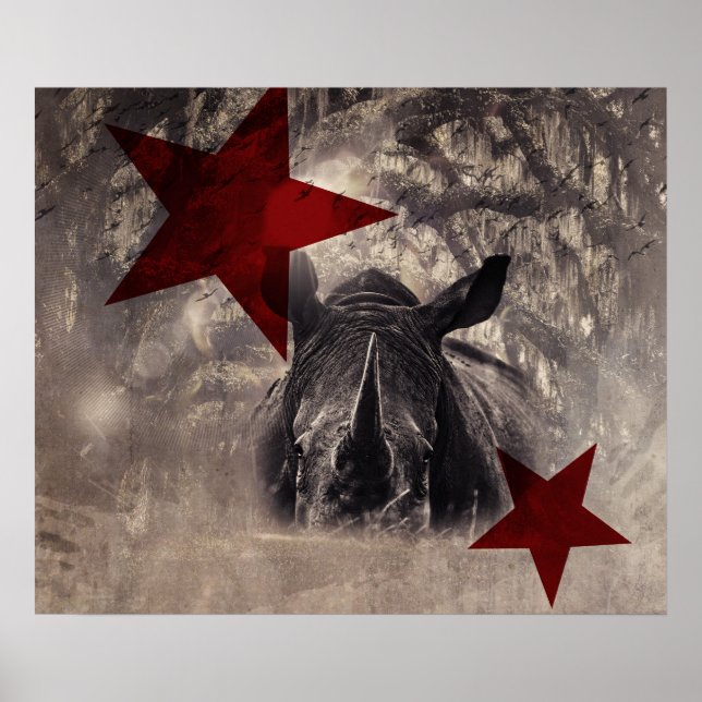 Poster rhino (Frente)