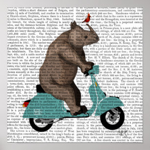 Poster Rhino em Moped