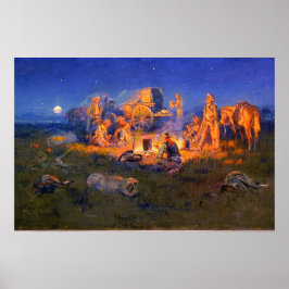 Poster Ria Matares Cowboys solteiros C M Russell 1925