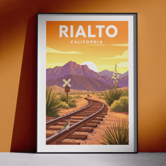 Poster Rialto Califórnia Antiga (Criador carregado)