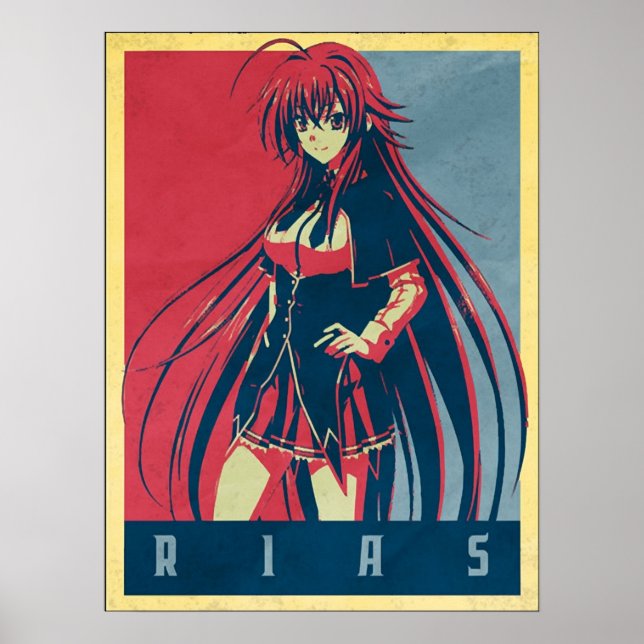 Poster Rias Segundo grau político DxD (Frente)