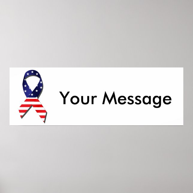 Póster Ribbon EUA (Frente)