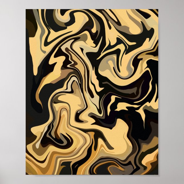Poster Rich Brown suga matizes com matizes Ouros (Frente)