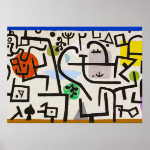 Poster Rich Harbor por Paul Klee