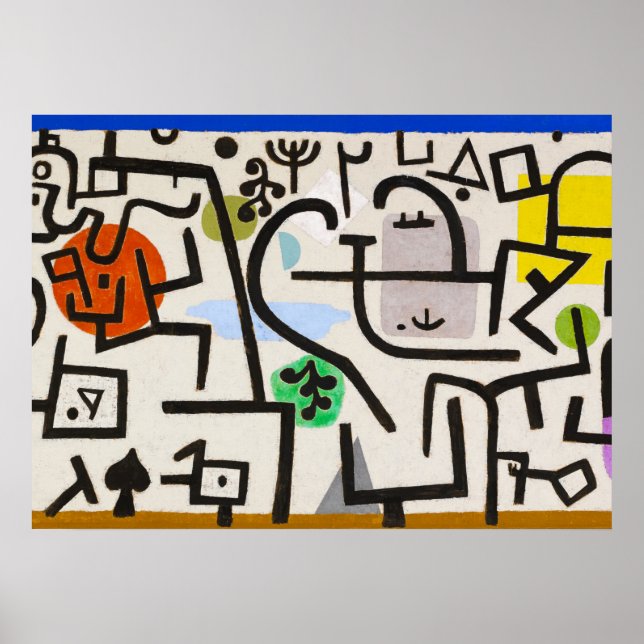 Poster Rich Harbor por Paul Klee (Frente)