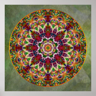 Póster Rich India Mandala