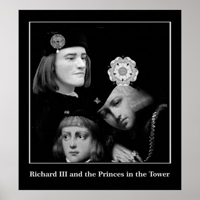 Póster Richard III e os príncipes na torre (Frente)