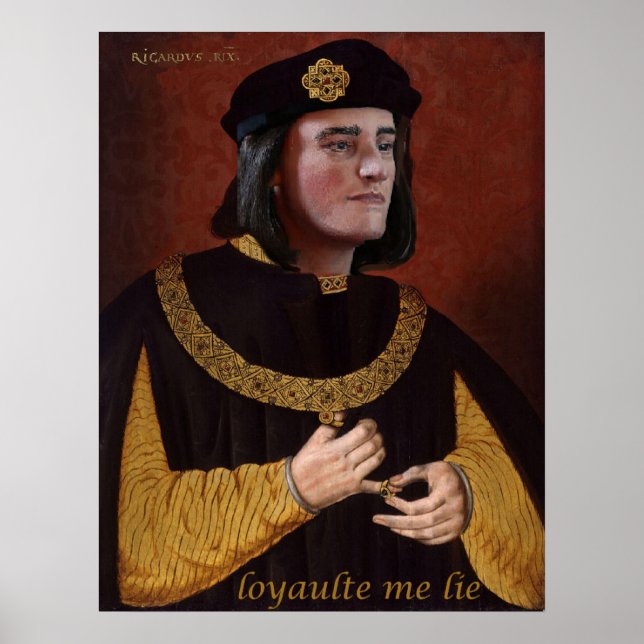 Póster Richard III ganha uma nova cabeça (sua!) (Frente)