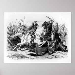 Poster Richard III na batalha de Bosworth em 1485
