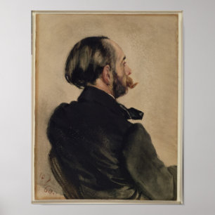 Póster Richard, irmão do artista, 1860