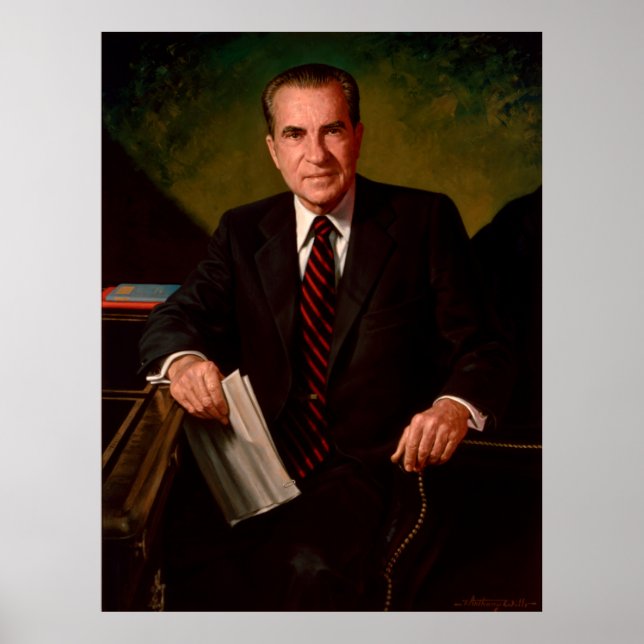 Póster RICHARD M. NIXON por James Anthony Wills (Frente)