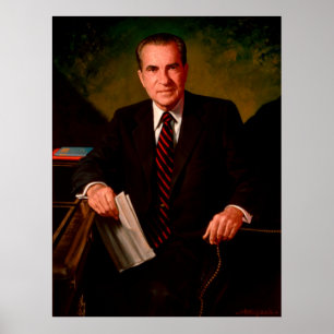Póster RICHARD M. NIXON por vontades de James Anthony