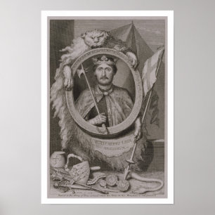 Póster Richard mim de "1157-99) reis Coeur de Leão" (de