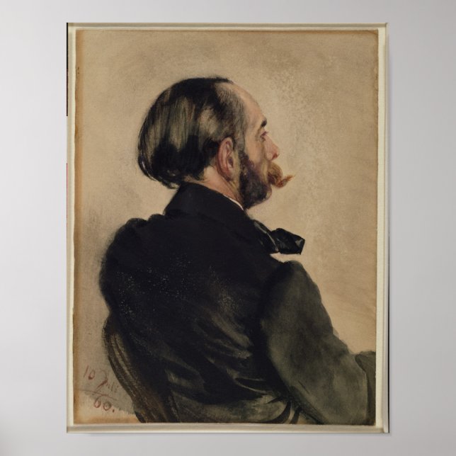 Póster Richard, o Irmão do Artista, 1860 (Frente)
