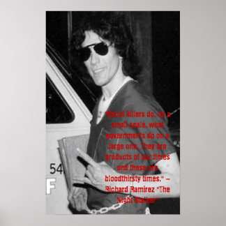 Póster Richard Ramirez
