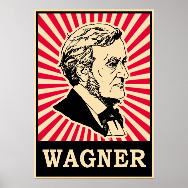 Póster Richard Wagner (Frente)