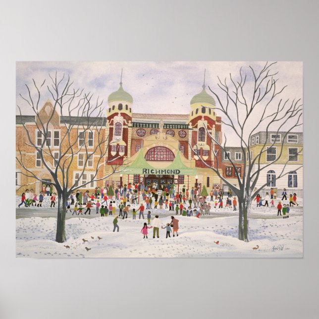 Póster Richmond Theater Surrey 1988 (Frente)